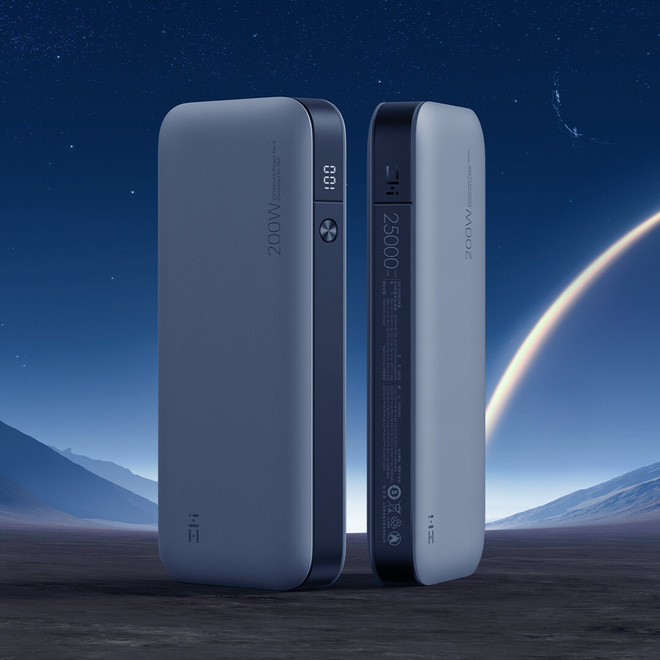 Xiaomi ra mắt sạc dự phòng 25000mAh, công suất 200W, sạc được laptop, giá 1.4 triệu đồng